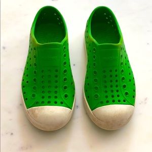 Native green sneakers!